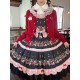 Yolanda Cranberry And Four-Leaf Clover Cardigan Skirt JSK and OP(Reservation/3 Colours/Full Payment Without Shipping)